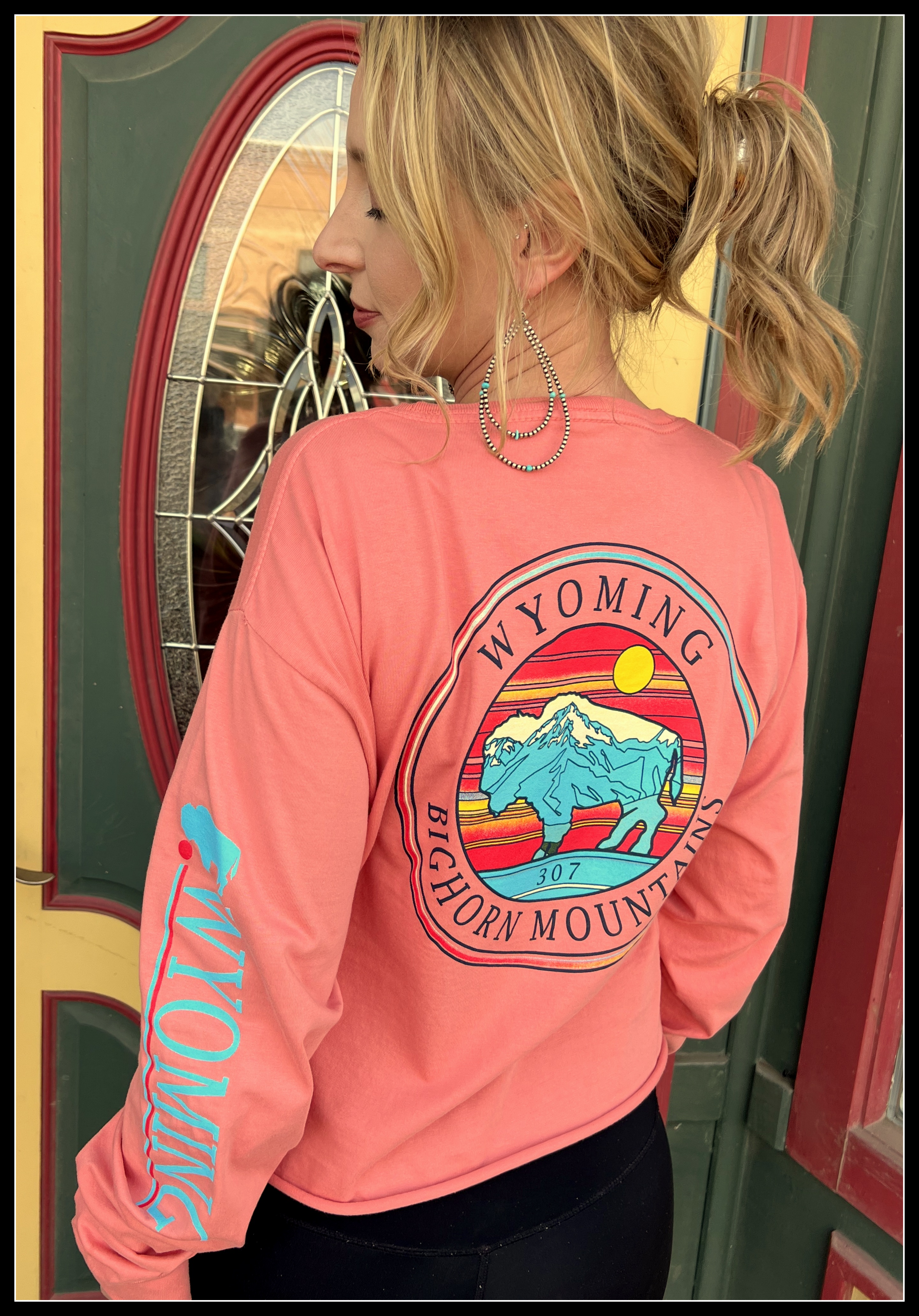 WyOming SuNseT T shirT - Crazy Woman Trading Post